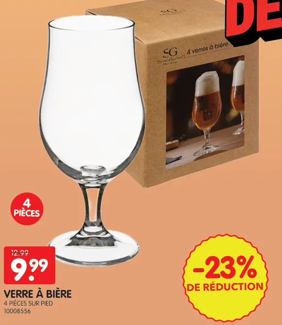 Offre: Verre à bière