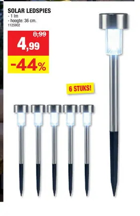Promotie: Solar ledspies