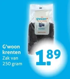 Aanbieding: Krenten