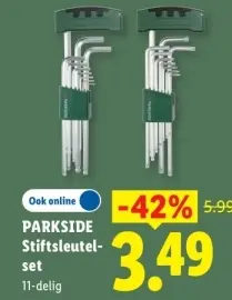 Aanbieding: Stiftsleutelset