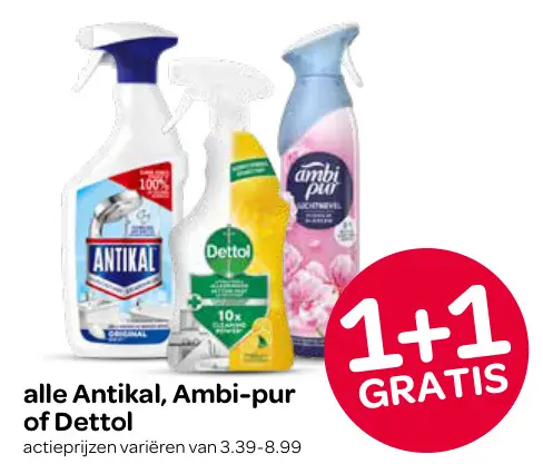 Aanbieding: Alle Antikal, Ambi-pur of Dettol