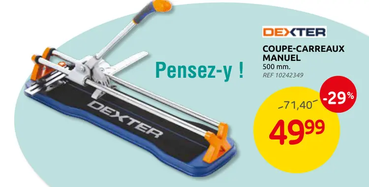 Offre: Coupe-carreaux manuel