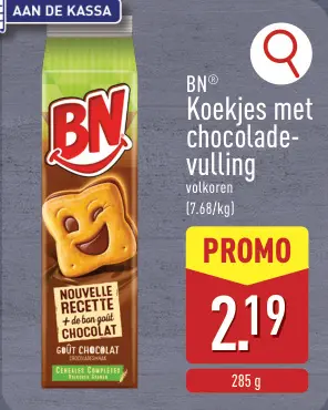 Promotie: Koekjes met chocolade-vulling