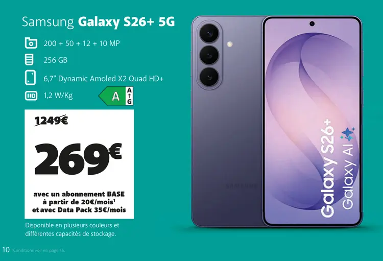 Offre: Galaxy S26+ 5G