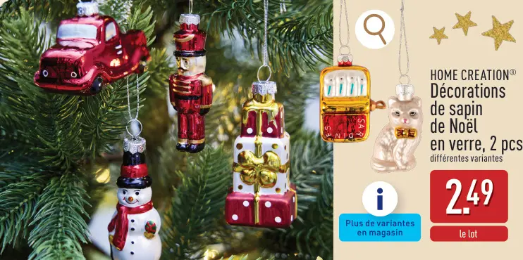 Offre: Décorations de sapin de Noël