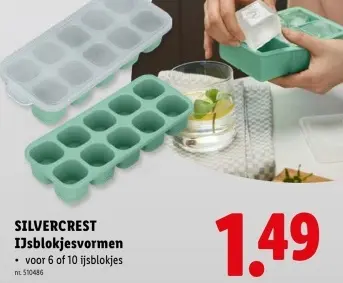 Promotie: IJsblokjesvormen