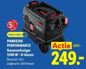 Aanbieding: Bouwstofzuiger