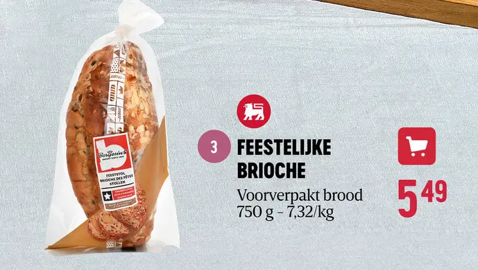 Promotie: Feestelijke brioche
