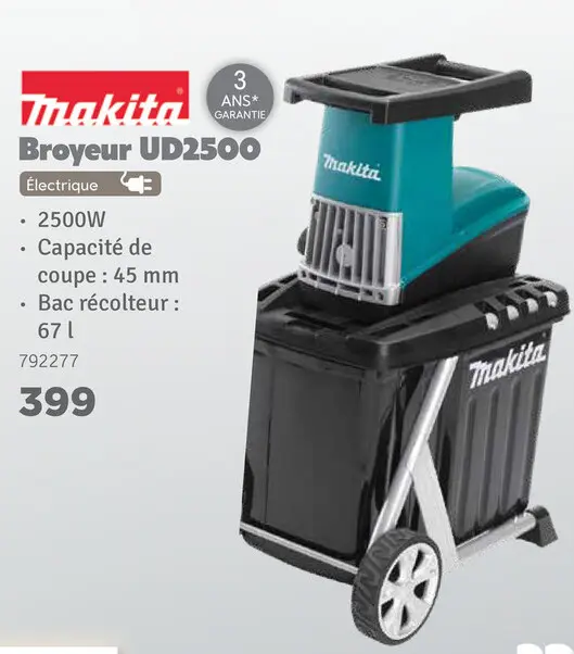 Offre: Broyeur UD2500