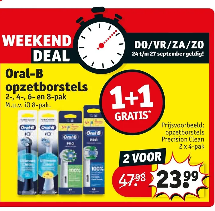 Aanbieding: Oral-B opzetborstels