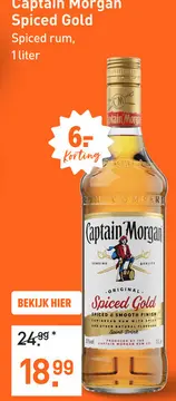 Aanbieding: Captain Morgan Spiced Gold
