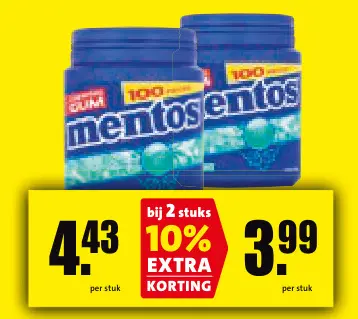 Aanbieding: Mentos Gum