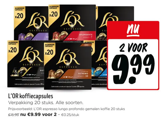 Promotie: L'OR koffiecapsules