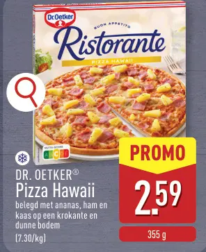 Promotie: Pizza Hawaii