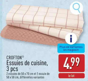 Offre: Essuies de cuisine