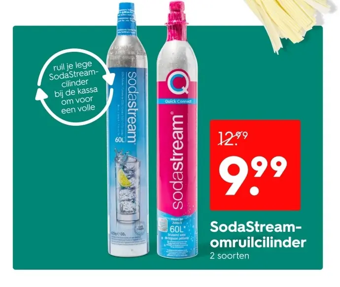 Aanbieding: SodaStream-omruilcilinder