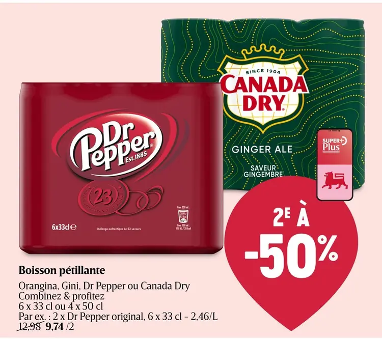 Offre: Boisson pétillante