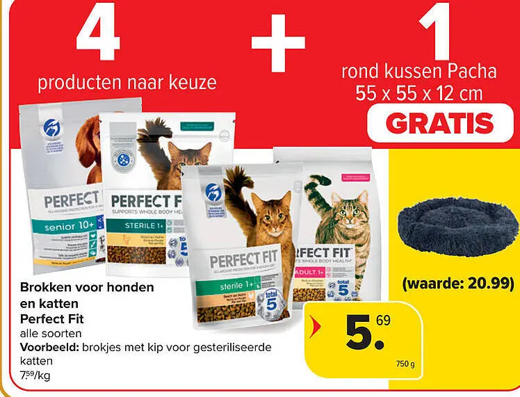 Promotie: Brokken voor honden en katten