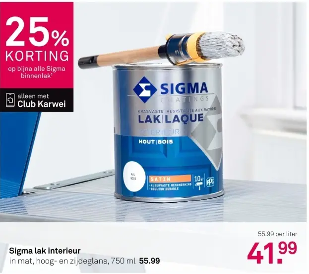 Aanbieding: Lak interieur