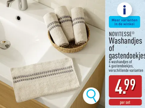 Promotie: Washandjes of gastendoekjes