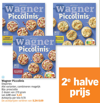 Aanbieding: Wagner Piccolinis prosciutto