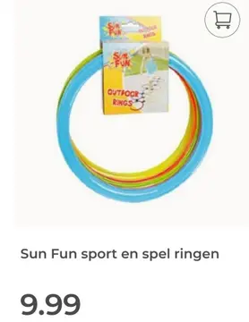 Aanbieding: Sun Fun sport en spel ringen