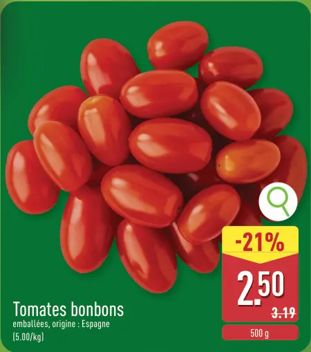Offre: Tomates bonbons