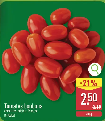 Offre: Tomates bonbons