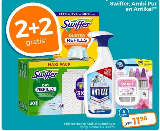 Aanbieding: Swiffer, Ambi Pur en Antikal