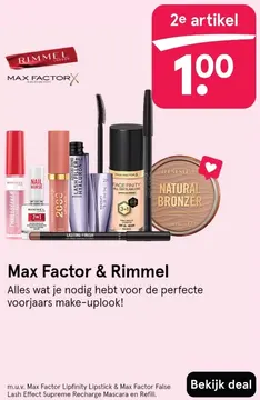 Aanbieding: Max Factor & Rimmel