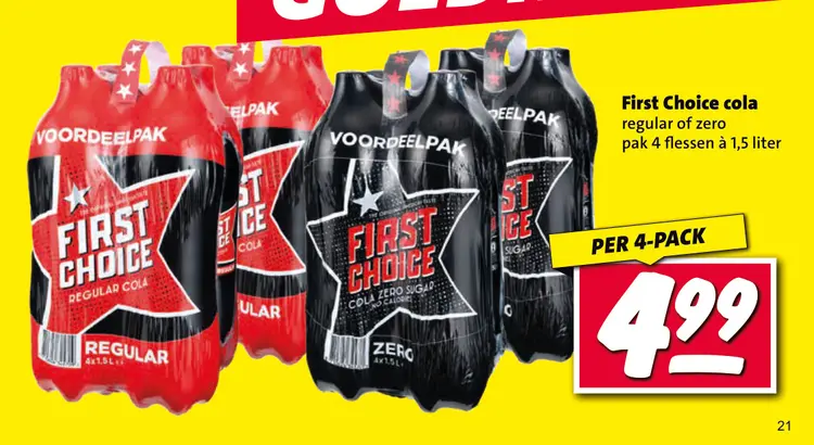 Aanbieding: First Choice cola