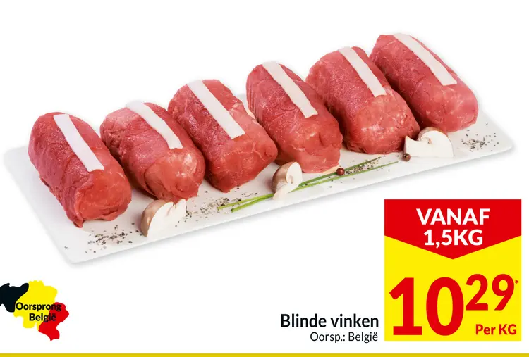 Promotie: Blinde vinken