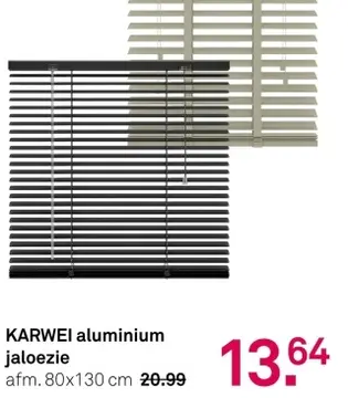 Aanbieding: KARWEI aluminium jaloezie