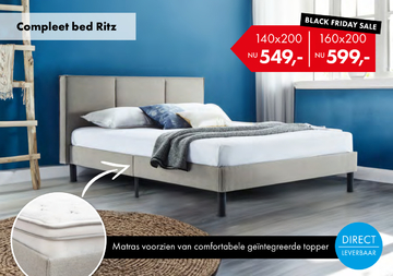 Aanbieding: Compleet bed Ritz