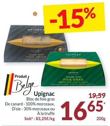Offre: Bloc de foie gras