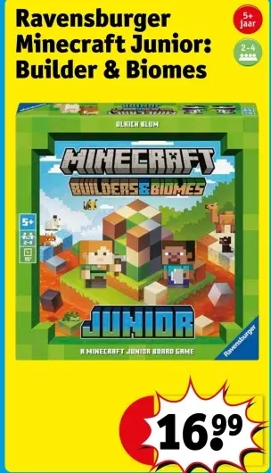 Promotie: Minecraft Junior: Builder & Biomes