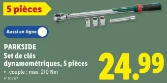 Offre: Set de clés dynamométriques