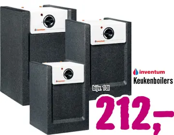 Aanbieding: INVENTUM Keukenboiler Q10 10 l