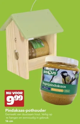 Aanbieding: Pindakaas-pothouder