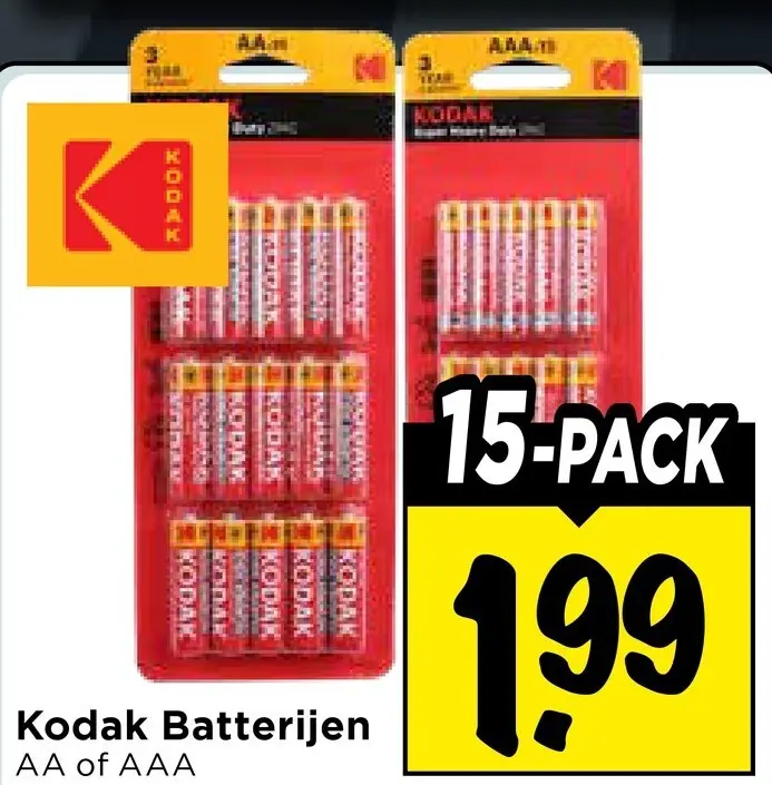 Aanbieding: Batterijen