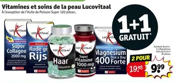 Offre: Vitamines et soins de la peau Lucovitaal