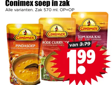Aanbieding: soep in zak