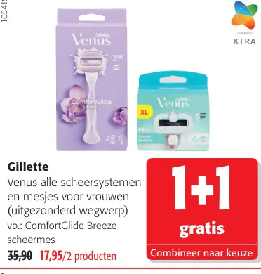 Promotie: Venus alle scheersystemen en mesjes voor vrouwen