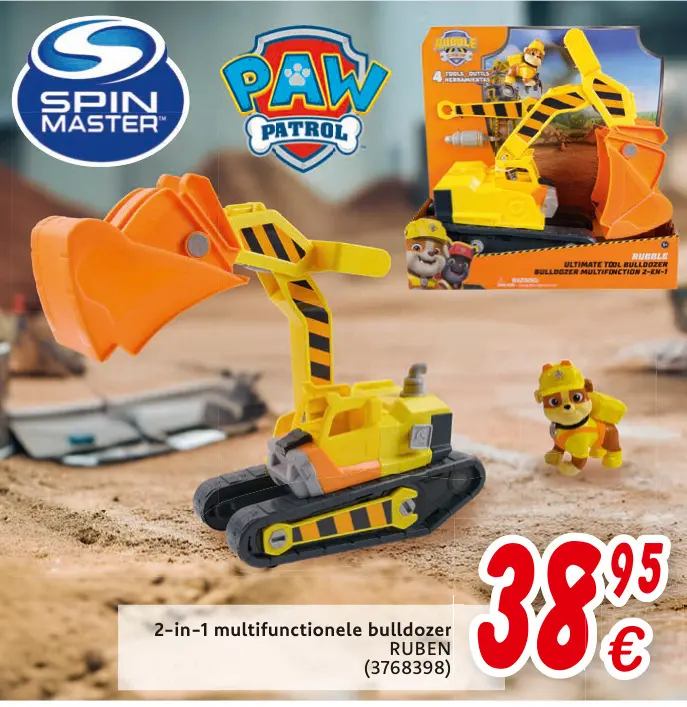 Aanbieding: 2-in-1 multifunctionele bulldozer