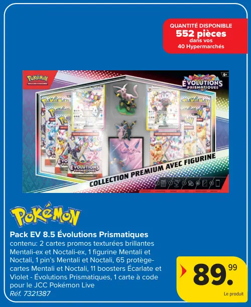 Offre: Pack EV 8.5 Évolutions Prismatiques