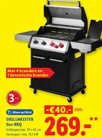 Aanbieding: Gas-BBQ