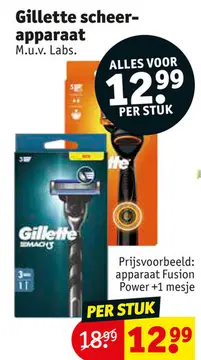 Aanbieding: Gillette scheerapparaat