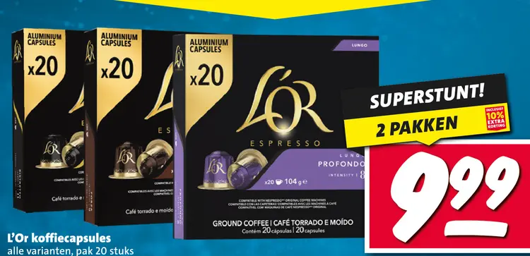 Aanbieding: koffiecapsules