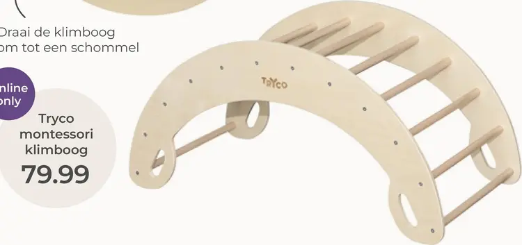 Aanbieding: Montessori klimboog