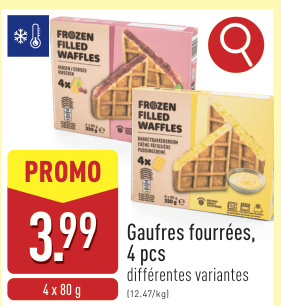 Offre: Gaufres fourrées